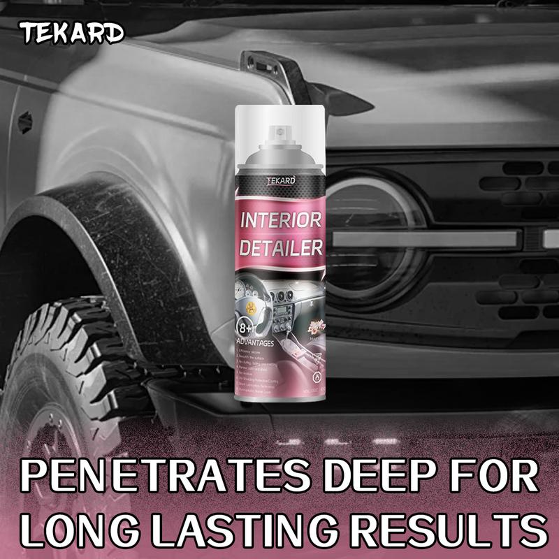 Pulimentos restauradores y detallistas de interiores Tekard para cuero, plástico, goma y molduras.  Protección UV para automóviles.