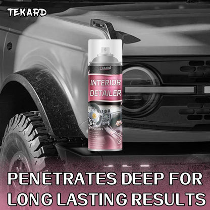 Pulimentos restauradores y detallistas de interiores Tekard para cuero, plástico, goma y molduras.  Protección UV para automóviles.