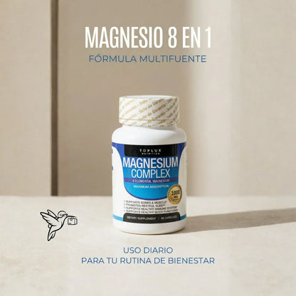 Magnesio 8 en 1 – Suplemento Alimenticio en Cápsulas