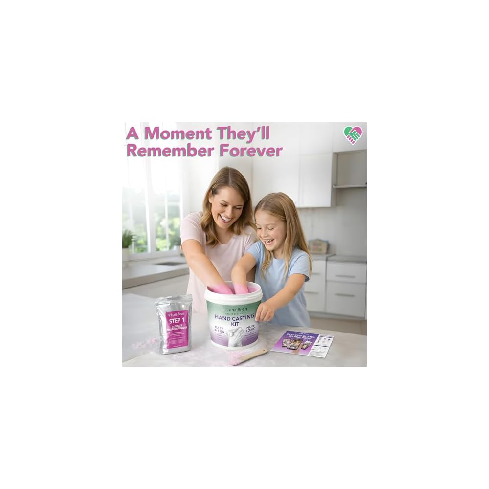Luna Bean Hand Casting Kit: Create Lasting Memories