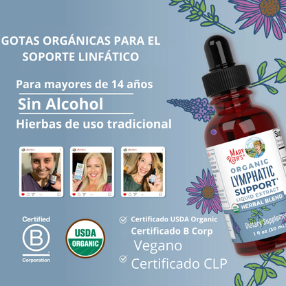 Mezcla Herbal Orgánica para el Soporte Linfático