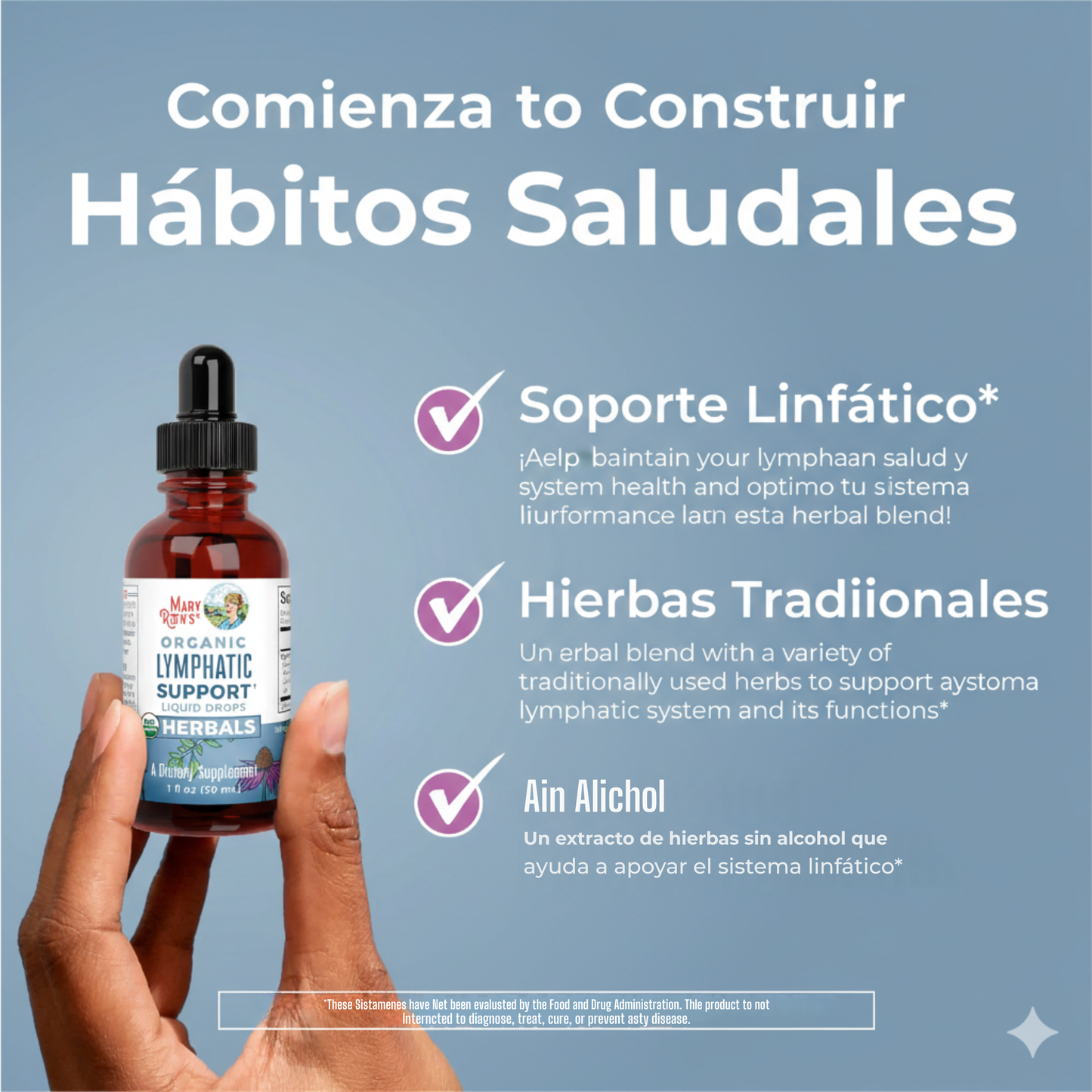 Mezcla Herbal Orgánica para el Soporte Linfático