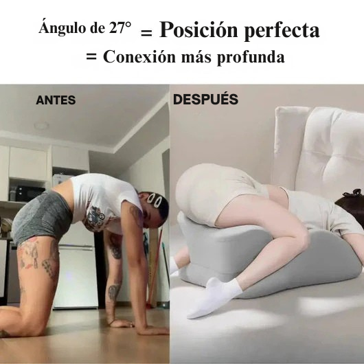 La almohada que te da el ángulo perfecto — En cada momento.