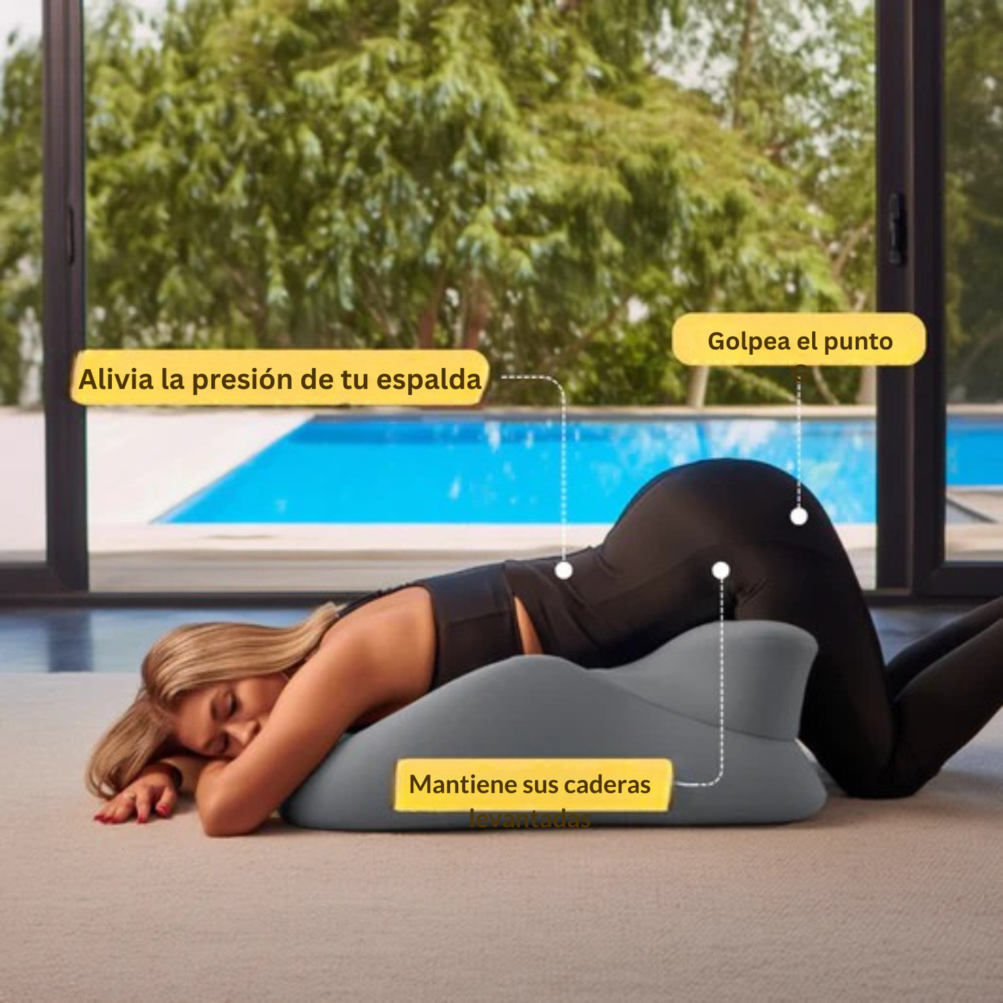 La almohada que te da el ángulo perfecto — En cada momento.