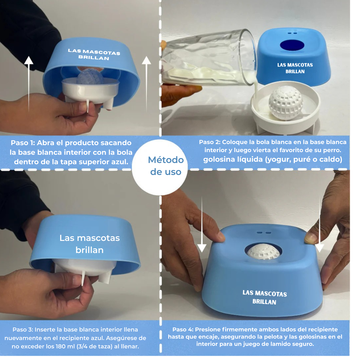 Cuenco Innovador para Alimentación Líquida y Reducción de Estrés.