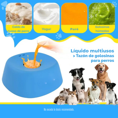 Cuenco Innovador para Alimentación Líquida y Reducción de Estrés.
