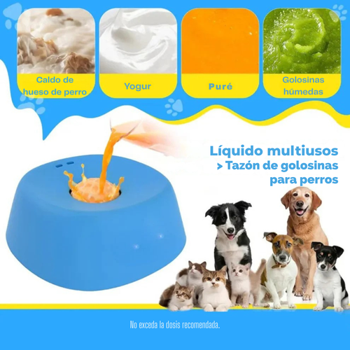 Cuenco Innovador para Alimentación Líquida y Reducción de Estrés.