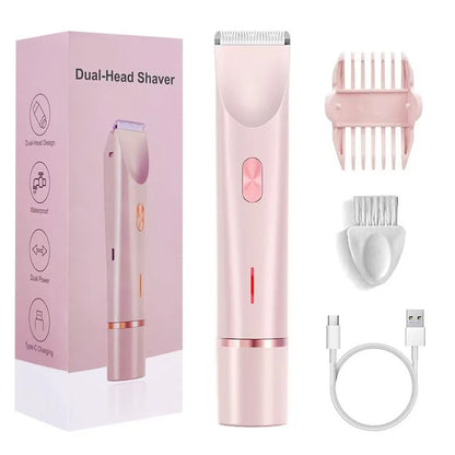 Glow G1 Pro 3 en 1 - Recortadora y afeitadora portátil para bikini para mujer