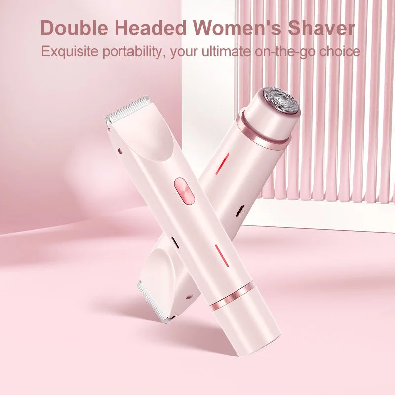 Glow G1 Pro 3 en 1 - Recortadora y afeitadora portátil para bikini para mujer
