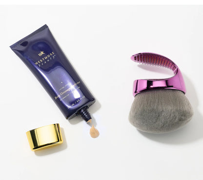 Westmore Natural Radiance BODY COVERAGE PERFECTOR y brocha corporal - 7oz nuevo