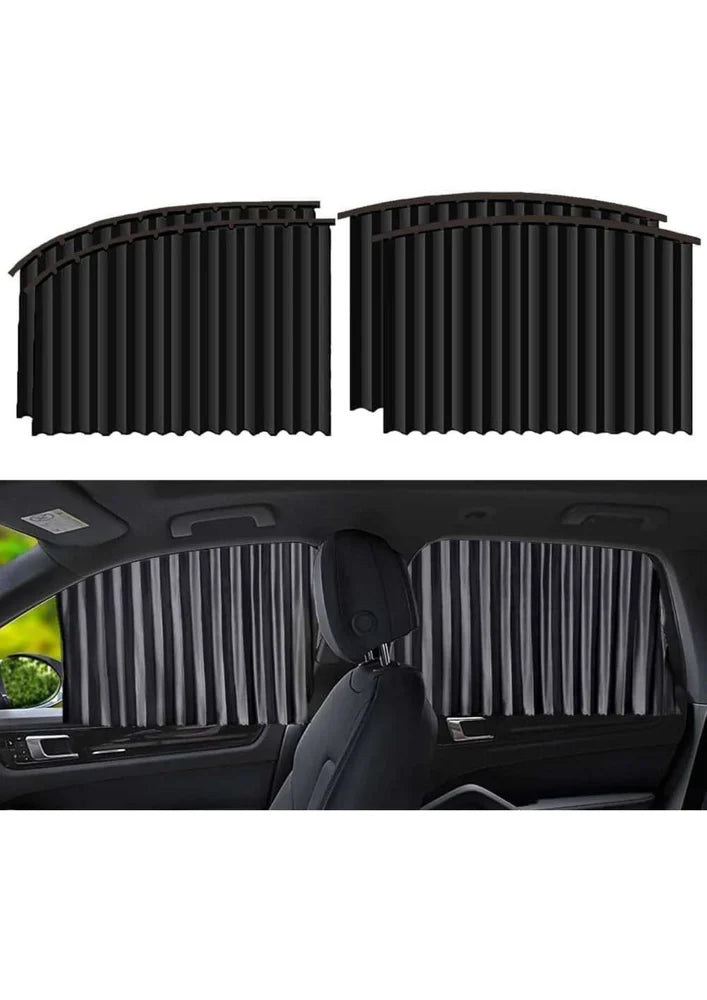 Pack de 4 Cortinas Magneticas Universales para Coche. Compatibles con todos los modelos y marcas de automovil.