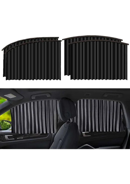 Pack de 4 Cortinas Magneticas Universales para Coche. Compatibles con todos los modelos y marcas de automovil.