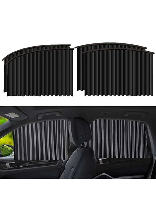 Pack de 4 Cortinas Magneticas Universales para Coche. Compatibles con todos los modelos y marcas de automovil.