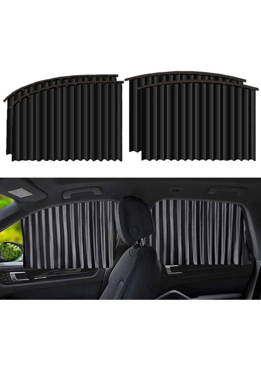 Pack de 4 Cortinas Magneticas Universales para Coche. Compatibles con todos los modelos y marcas de automovil.
