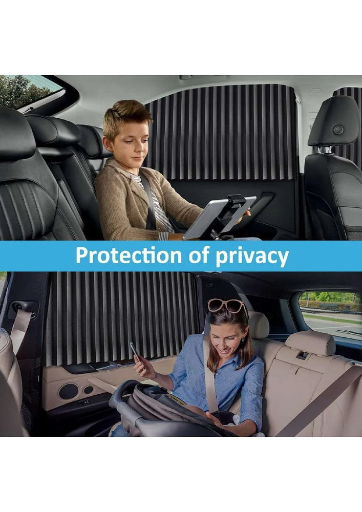 Pack de 4 Cortinas Magneticas Universales para Coche. Compatibles con todos los modelos y marcas de automovil.