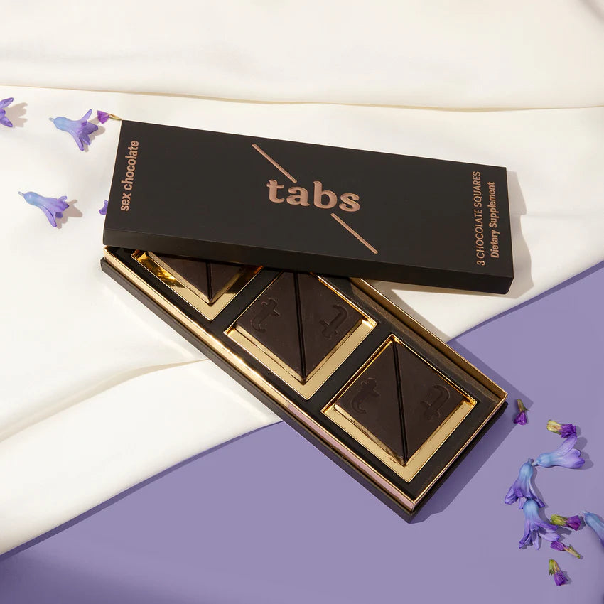 Chocolate Sexual Tabs® (1 Caja - 3 Tabletas)